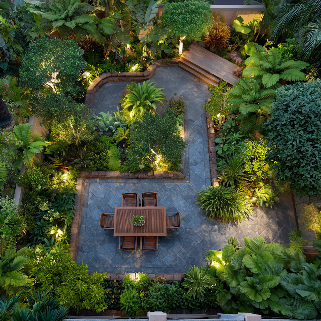 garden design from above