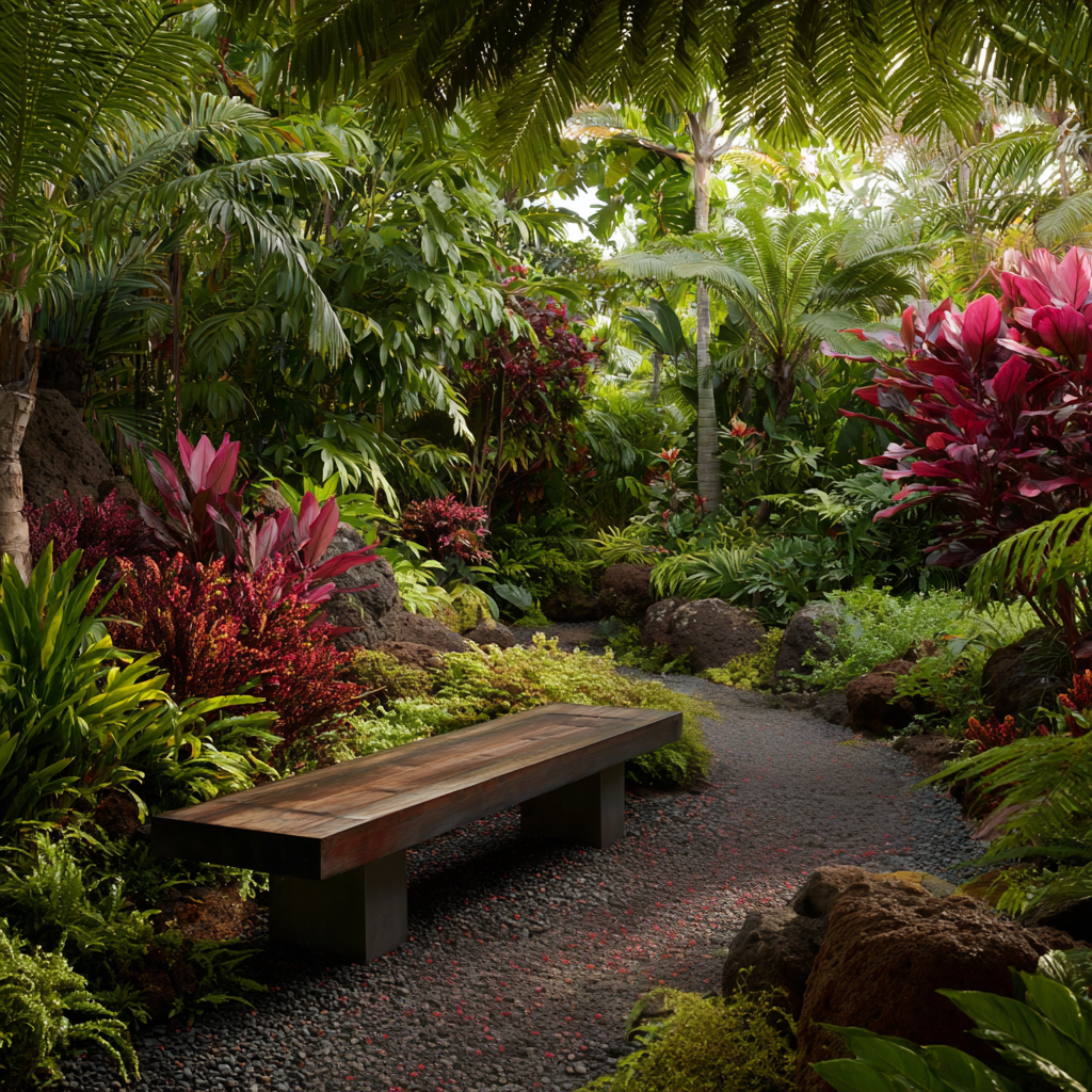 jungle style garden